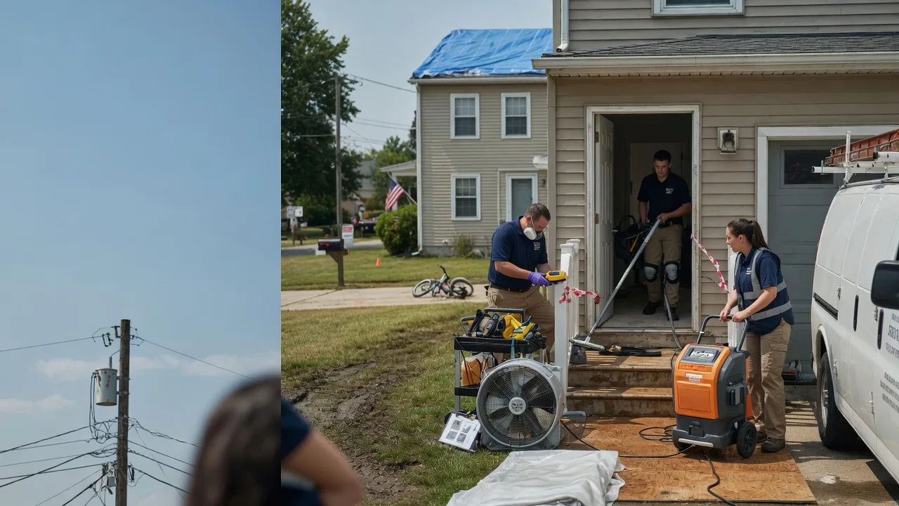 Water Damage Repair in Unionville Center, OH near me